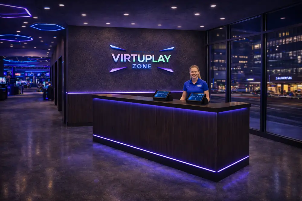 Virtu Play Center entertainment venue in League City, TX